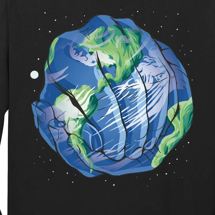 Earth Day Hands Long Sleeve Shirt