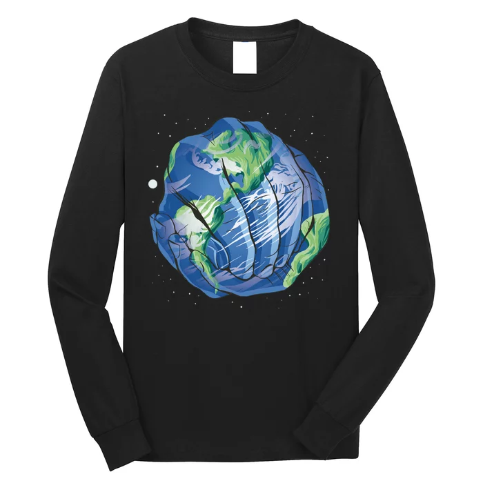 Earth Day Hands Long Sleeve Shirt