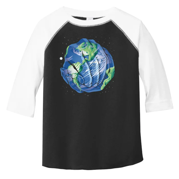 Earth Day Hands Toddler Fine Jersey T-Shirt