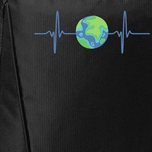 Earth Day Heartbeat City Backpack