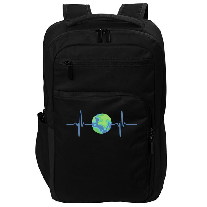 Earth Day Heartbeat Impact Tech Backpack