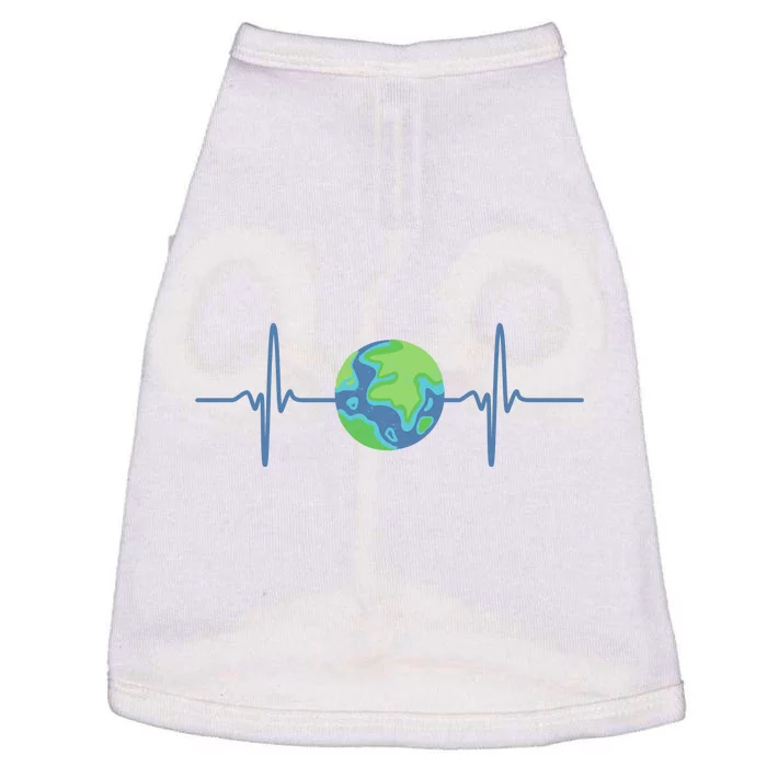 Earth Day Heartbeat Doggie Tank