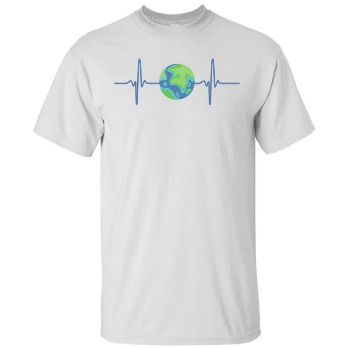 Earth Day Heartbeat Tall T-Shirt