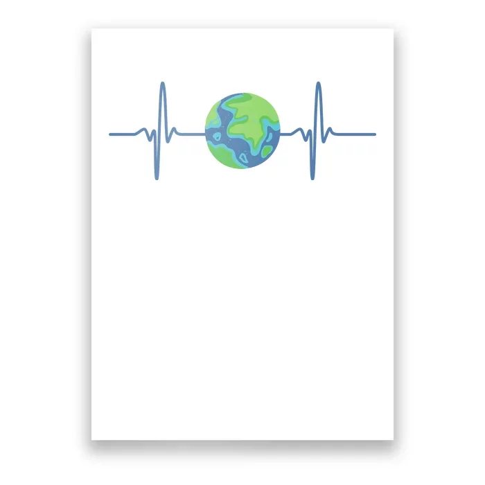 Earth Day Heartbeat Poster