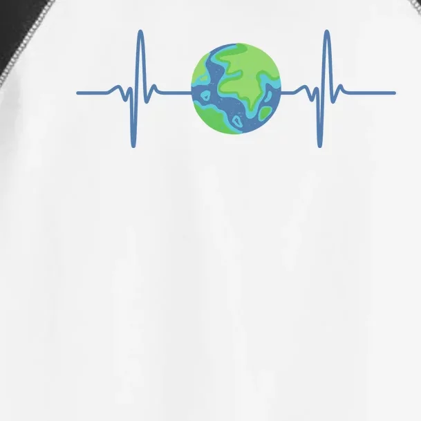 Earth Day Heartbeat Toddler Fine Jersey T-Shirt