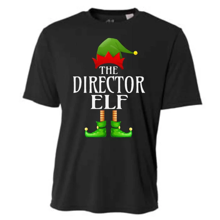 Elf Director Hilarious Family Matching Group Christmas Cooling Performance Crew T-Shirt