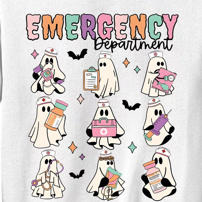 Emergency Department Halloween Nurse Health Care Sweatshirt