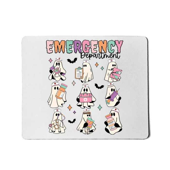 Emergency Department Halloween Nurse Health Care Mousepad