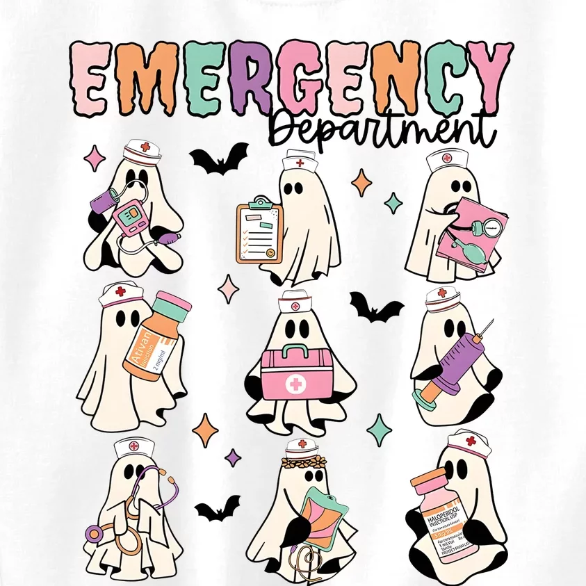 Emergency Department Halloween Nurse Health Care Kids Sweatshirt