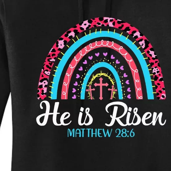 Easter Day He is Risen Easter Love Religious Women's Pullover Hoodie