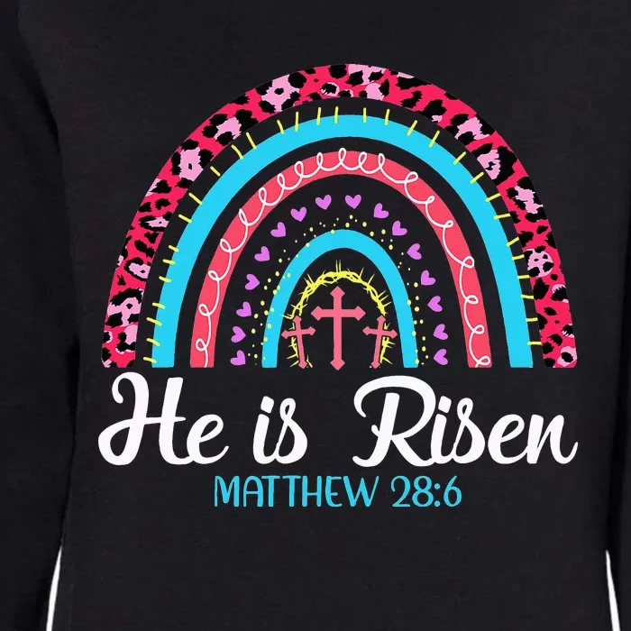 Easter Day He is Risen Easter Love Religious Womens California Wash Sweatshirt