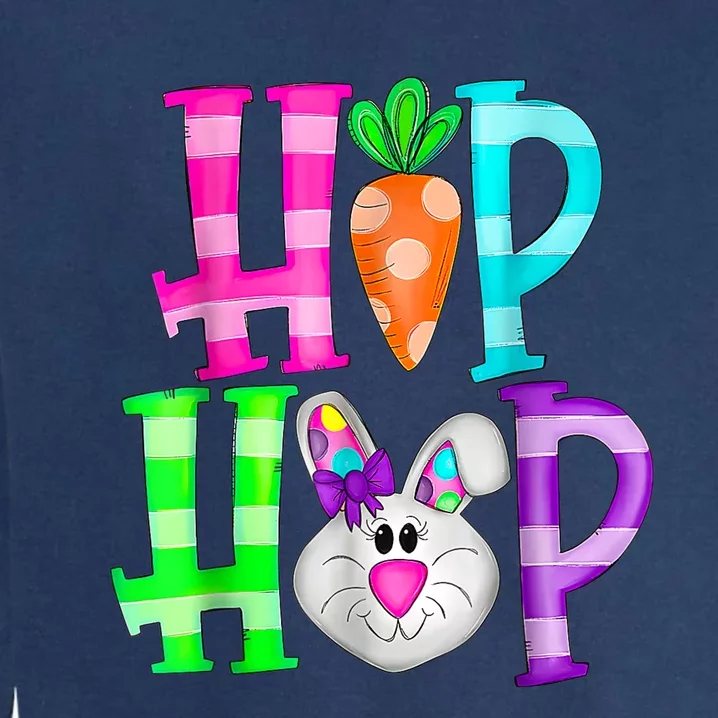 Easter Day Hip Hop Cute Bunny Funny Rabbit Garment-Dyed Sweatshirt