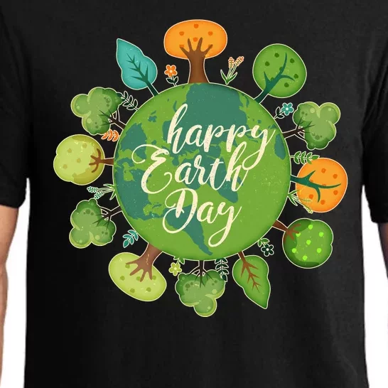 Earth Day Happy Earth Day Trees Pajama Set