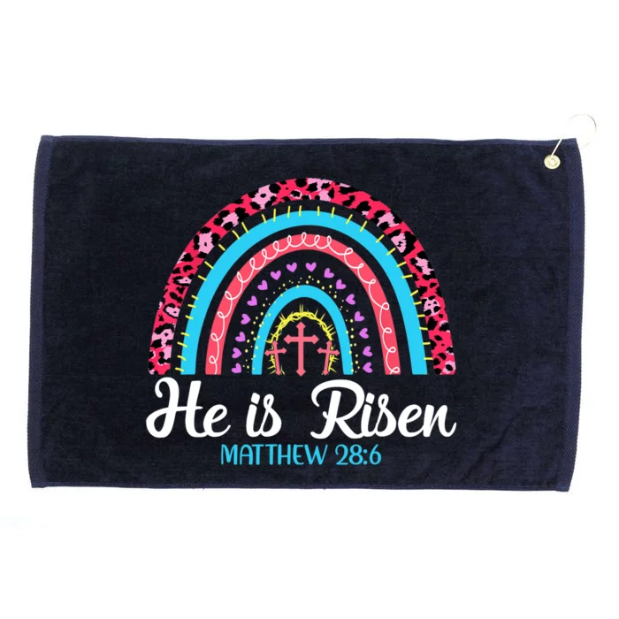 Easter Day He is Risen Easter Love Religious Grommeted Golf Towel