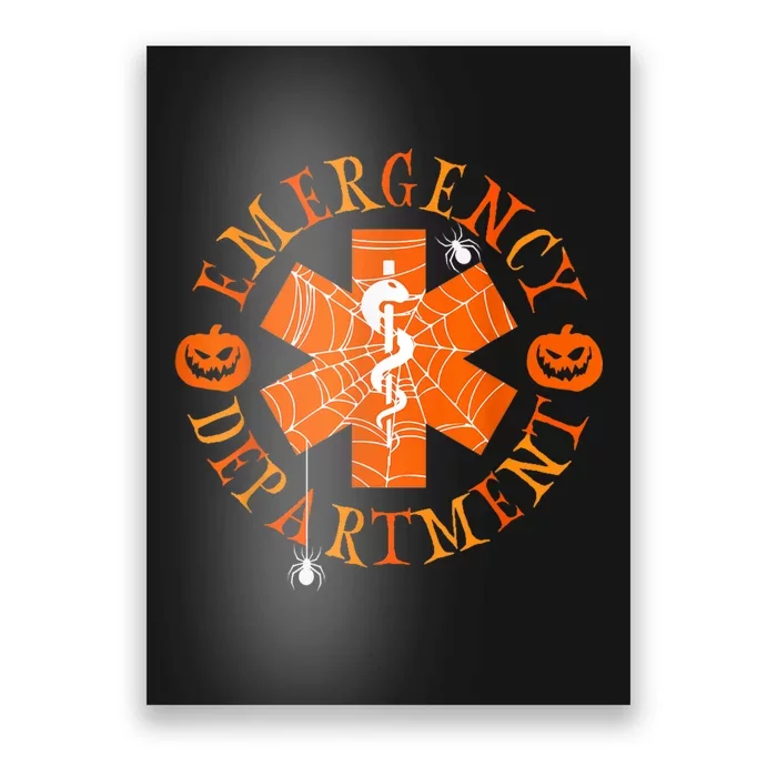 Emergency Department Halloween Emergency Room Nursing Nurse Poster