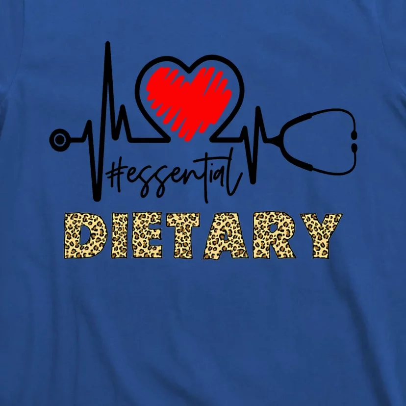 Essential Dietary Heartbeat Dietary Nurse Gift T-Shirt