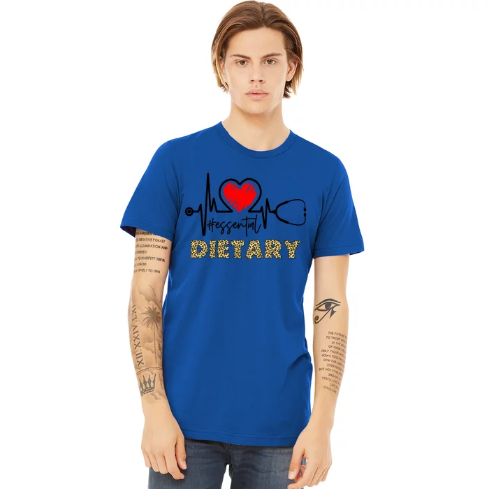 Essential Dietary Heartbeat Dietary Nurse Gift Premium T-Shirt