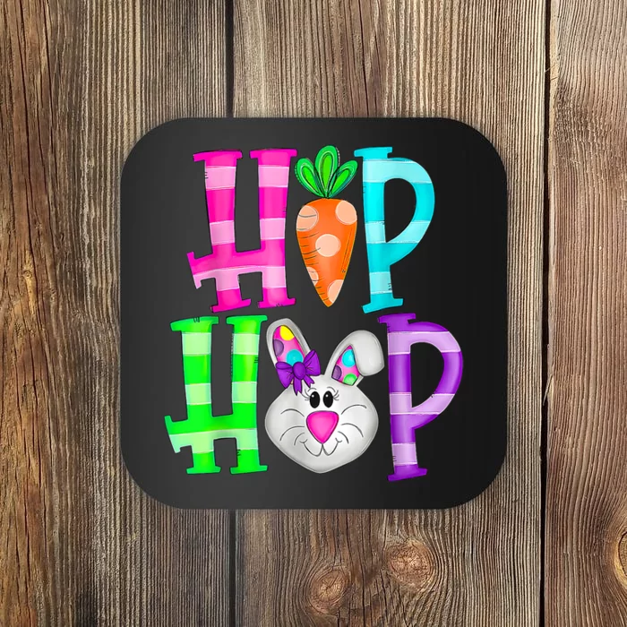 Easter Day Hip Hop Cute Bunny Funny Rabbit Coaster