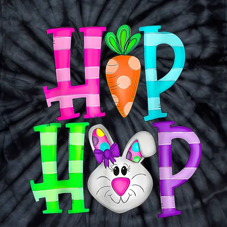 Easter Day Hip Hop Cute Bunny Funny Rabbit Tie-Dye T-Shirt