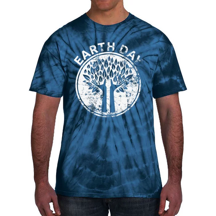 EARTH DAY Hands Tree Lover Nature Planet Science Tie-Dye T-Shirt