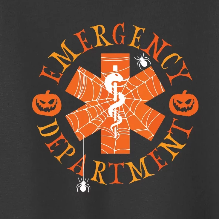 Emergency Department Halloween Emergency Room Nursing Nurse Toddler T-Shirt