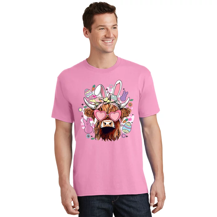 Easter Day Highland Cow T-Shirt