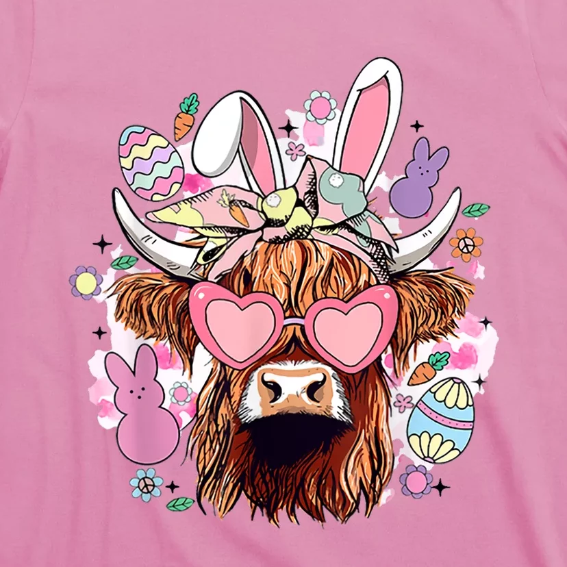 Easter Day Highland Cow T-Shirt