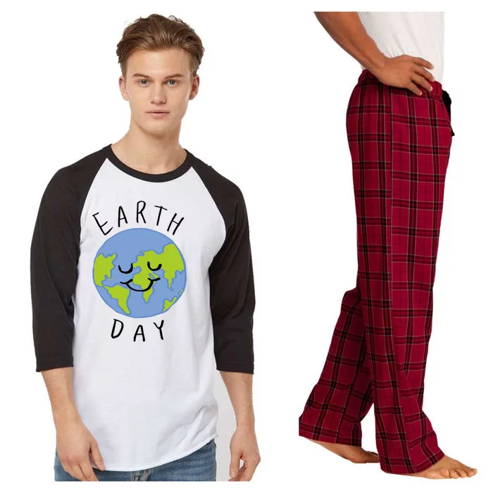 Earth Day Happy Planet Raglan Sleeve Pajama Set