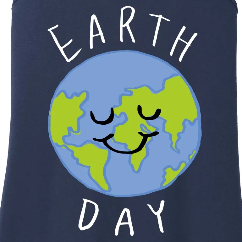 Earth Day Happy Planet Ladies Essential Tank