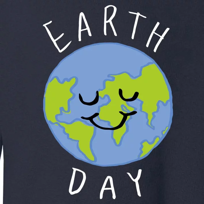 Earth Day Happy Planet Toddler Sweatshirt