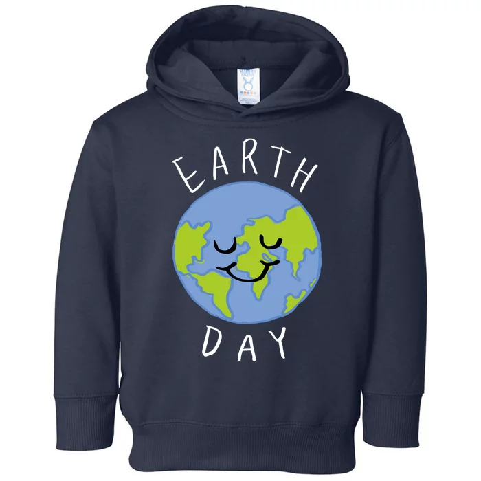 Earth Day Happy Planet Toddler Hoodie