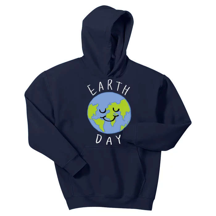 Earth Day Happy Planet Kids Hoodie