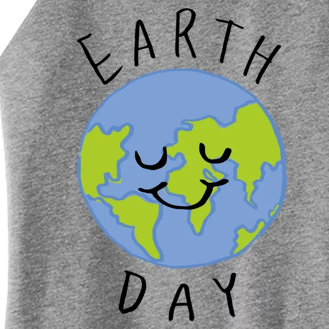 Earth Day Happy Planet Women’s Perfect Tri Rocker Tank