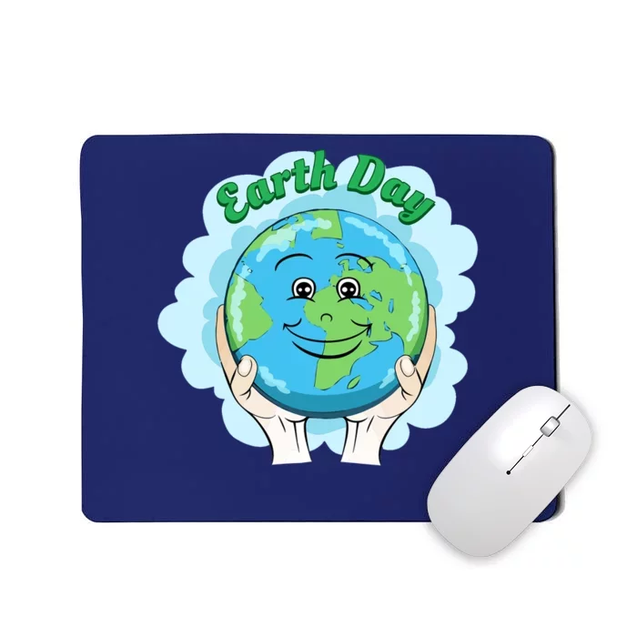 Earth Day Happy Globe Mousepad