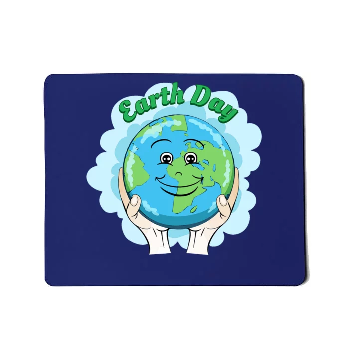 Earth Day Happy Globe Mousepad