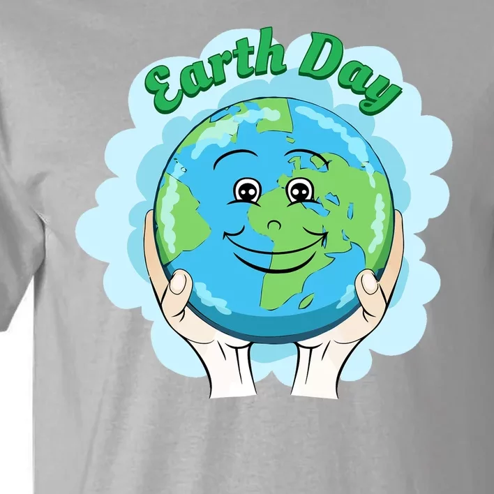 Earth Day Happy Globe Tall T-Shirt