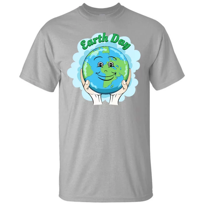 Earth Day Happy Globe Tall T-Shirt