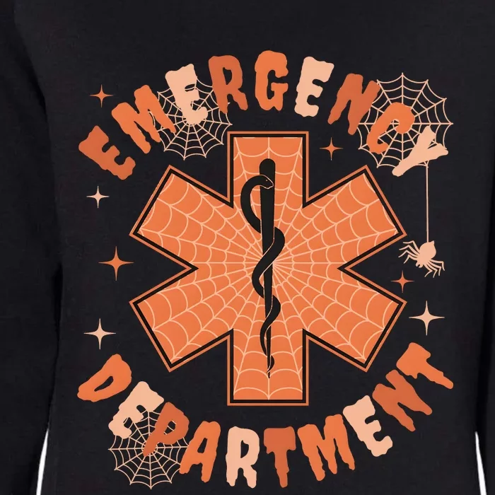 Emergency Department Halloween Womens California Wash Sweatshirt