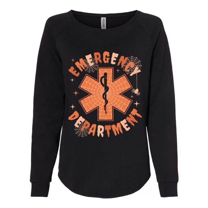 Emergency Department Halloween Womens California Wash Sweatshirt