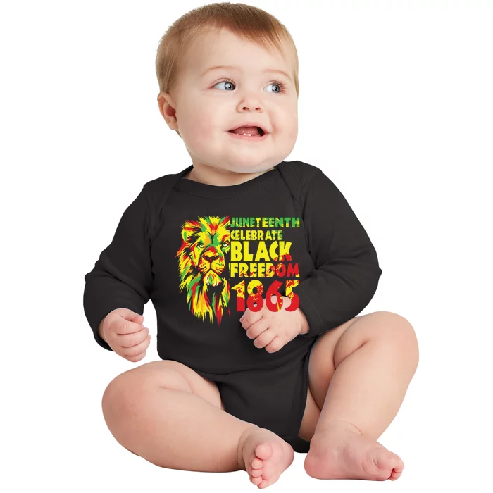 Emancipation Day Is Great With 1865 Juneteenth Celebrate Day Baby Long Sleeve Bodysuit