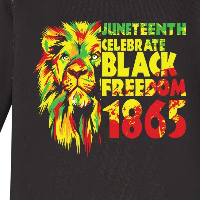 Emancipation Day Is Great With 1865 Juneteenth Celebrate Day Baby Long Sleeve Bodysuit