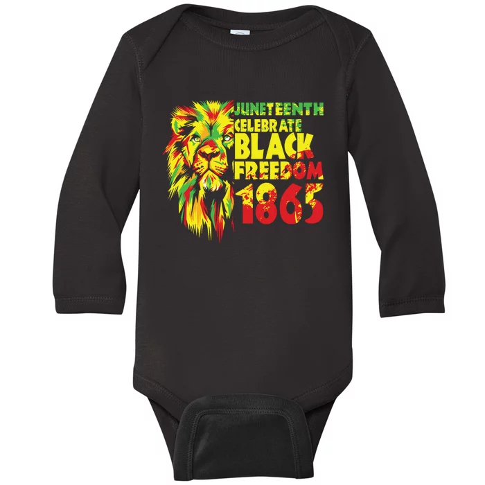 Emancipation Day Is Great With 1865 Juneteenth Celebrate Day Baby Long Sleeve Bodysuit