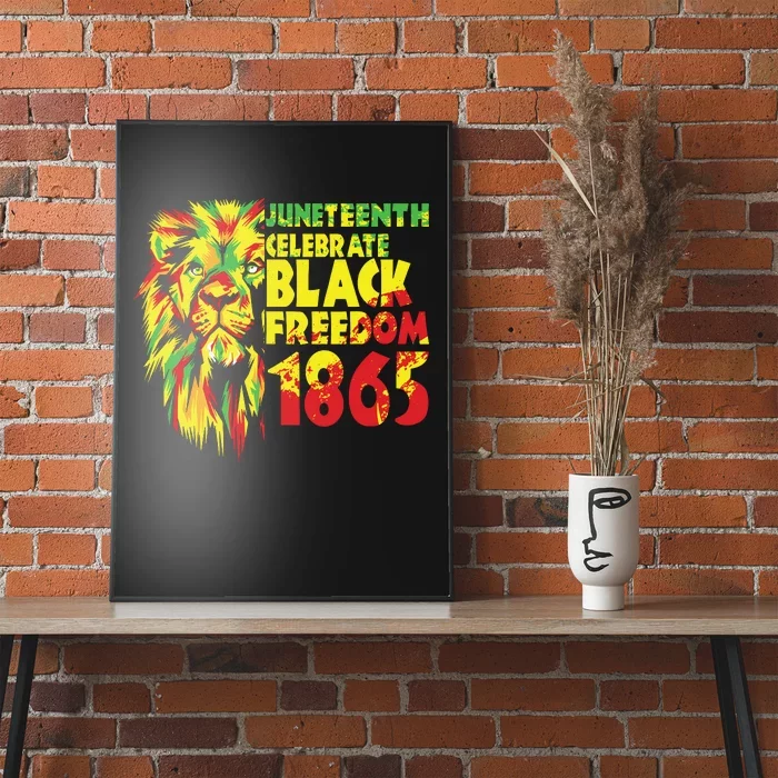 Emancipation Day Is Great With 1865 Juneteenth Celebrate Day Poster