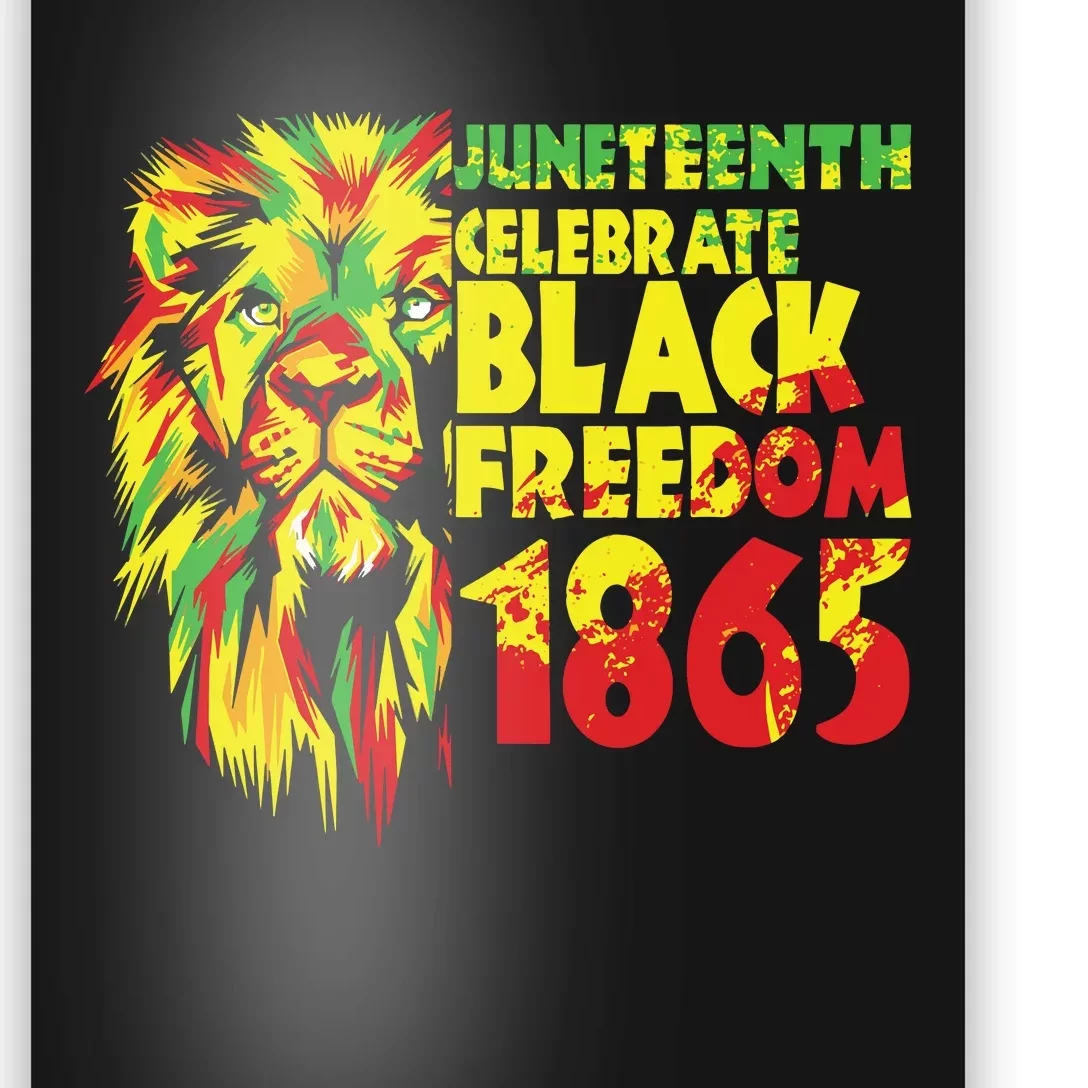 Emancipation Day Is Great With 1865 Juneteenth Celebrate Day Poster