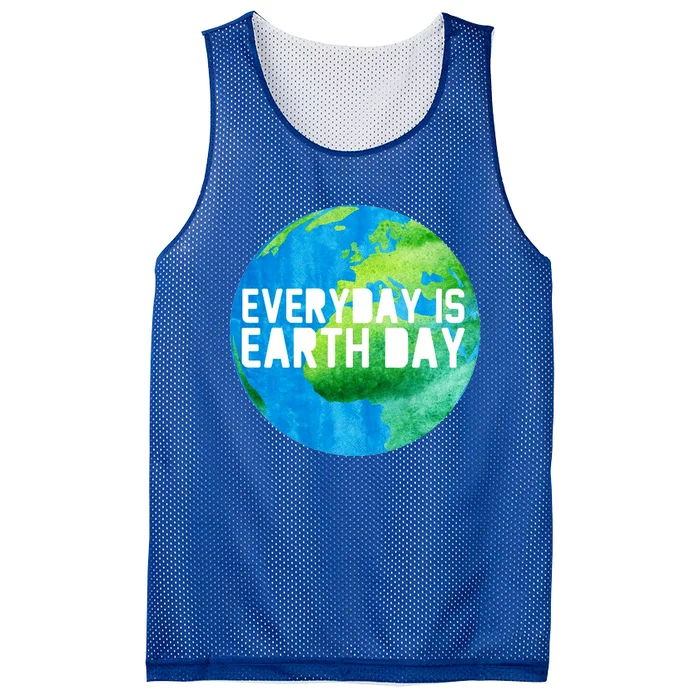 Every Day Is Earth Day 1970 Environtal Green Gift Mesh Reversible Basketball Jersey Tank