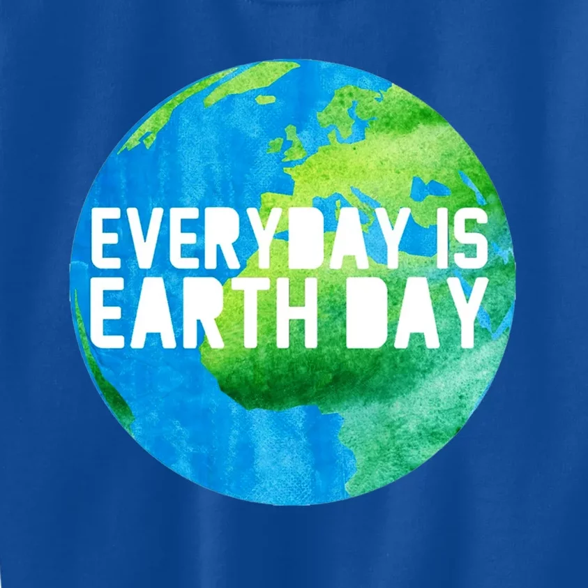 Every Day Is Earth Day 1970 Environtal Green Gift Kids Sweatshirt