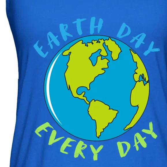 Earth Day Is Everyday Happy Earth Day Cool Gift Ladies Essential Flowy Tank