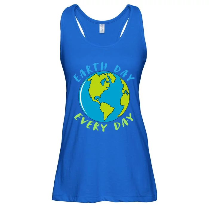 Earth Day Is Everyday Happy Earth Day Cool Gift Ladies Essential Flowy Tank