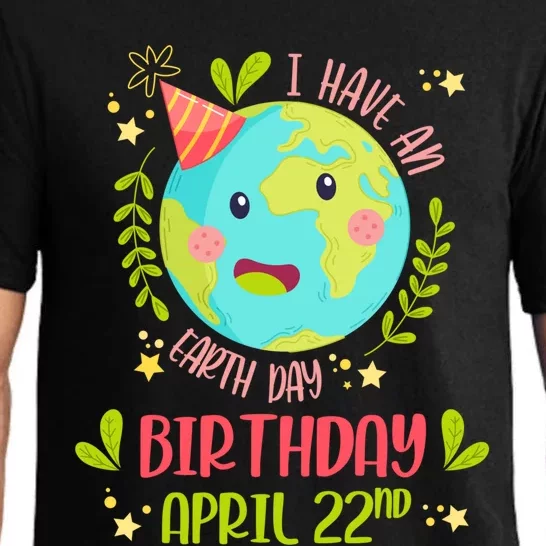 Earth Day Is My Birthday April 22nd Birthday Party Groovy Gift Pajama Set