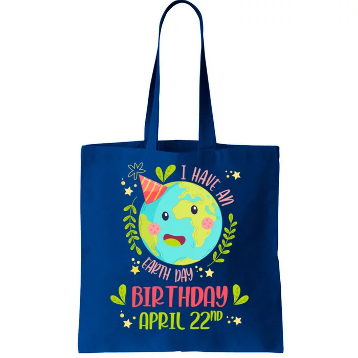 Earth Day Is My Birthday April 22nd Birthday Party Groovy Gift Tote Bag